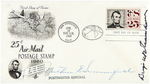 DWIGHT D. EISENHOWER SIGNED FIRST DAY COVER.