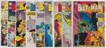 BATMAN EARLY SILVER AGE LOT OF 11 ISSUES.