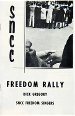 ROY WILKINS HAND WRITTEN SPEECH NOTES FROM SEATTLE EVENT AND PAIR OF RARE SNCC BROCHURES.