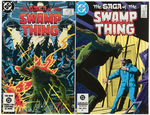 SAGA OF THE SWAMP THING LOT OF 11 HIGH GRADE ISSUES BY ALAN MOORE.