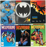 FRANK MILLER MINI-SERIES PAIR: THE DARK KNIGHT RETURNS AND WOLVERINE.