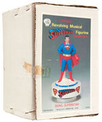 "SUPERMAN CERAMIC REVOLVING MUSICAL FIGURINE."