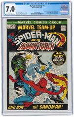 MARVEL TEAM-UP ISSUES #1-3 CGC GRADED AND #4-150, ANN. #1-7 RAW COMPLETE RUN.