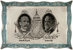 GROUP OF THREE TIP TRAYS FEATURING BRYAN, PARKER AND TAFT JUGATES.