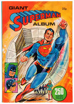 "GIANT SUPERMAN ALBUM" AND AD SLICKS FOR ANNUALS.