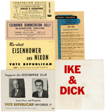 LARGE GROUP OF EISENHOWER EPHEMERA.