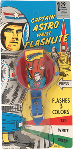 "SUPERMAN - CAPTAIN ASTRO WRIST FLASHLITE" (FACTORY ERROR).