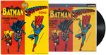 "SUPERMAN" GOLDEN RECORDS FACTORY-SEALED BOXED SET & BATMAN/SUPERMAN GOLDEN RECORDS SINGLE PAIR.