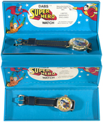 SUPERMAN BOXED DABS WATCH PAIR.