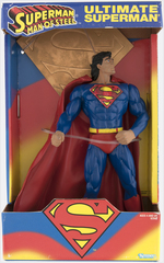 KENNER MAN OF STEEL ULTIMATE SUPERMAN TEST SHOT, PAINT PROTOTYPE AND PRODUCTION FIGURE.