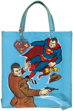 SUPERMAN JAPANESE TOTE BAG & NOTEBOOK PAIR.