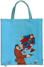 SUPERMAN JAPANESE TOTE BAG & NOTEBOOK PAIR.