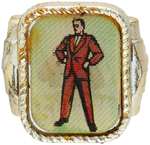 SUPERMAN 1960s FLICKER/FLASHER RING SET.