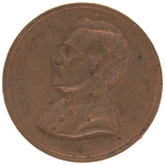 PAIR OF 1864 McCLELLAN TOKENS.