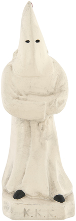 KU KLUX KLAN PLASTER STATUE OF KLANSMAN.