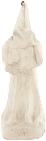 KU KLUX KLAN PLASTER STATUE OF KLANSMAN.