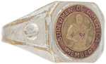 "SUPERMEN OF AMERICA - MEMBER" RARE EARLY CONTEST PRIZE RING.