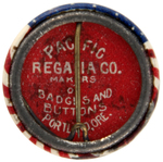 "McKINLEY AND ROOSEVELT/G.O.P." RARE JUGATE BUTTON UNLISTED IN HAKE.