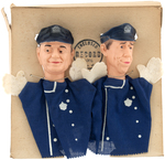 "CAR 54 WHERE ARE YOU?" BOXED HAND PUPPET PAIR.