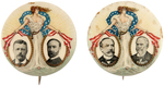 ROOSEVELT AND PARKER MATCHING MISS LIBERTY JUGATE BUTTONS.