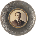 ROOSEVELT 1904 FOB PAIR, POCKETWATCH CASE BACK WITH CELLO PORTRAIT AND 1914 FOB.