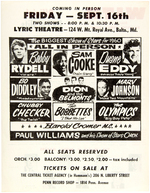 1960s MUSIC STARS & THE DOORS CONCERT HANDBILL PAIR.