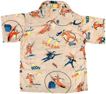 "CAPTAIN MARVEL" & CAPTAIN MARVEL JR. 1940s SHIRT.