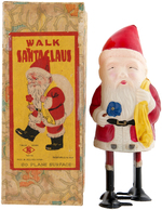 "WALK SANTA CLAUS" BOXED WIND-UP.