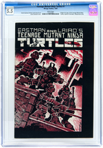 "TEENAGE MUTANT NINJA TURTLES" #1 1984 CGC 5.5 FINE- (FIRST TMNT - FIRST PRINTING).