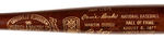 NATIONAL BASEBALL HALL OF FAME LIMITED EDITION AND NUMBERED BAT WITH 1977 INDUCTEE CLASS.