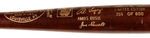 NATIONAL BASEBALL HALL OF FAME LIMITED EDITION AND NUMBERED BAT WITH 1977 INDUCTEE CLASS.