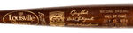 NATIONAL BASEBALL HALL OF FAME LIMITED EDITION AND NUMBERED BAT WITH 1989 INDUCTEE CLASS.