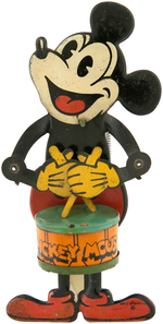 NIFTY "MICKEY MOUSE" JAZZ DRUMMER TOY.