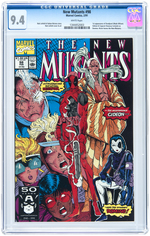 "NEW MUTANTS" #98 FEBRUARY 1991 CGC 9.4 NM (FIRST DEADPOOL).