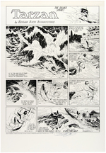 "BURNE HOGARTH'S THE GOLDEN AGE OF TARZAN 1939-1942" SIGNED LIMITED EDITION HARDCOVER & PRINT.