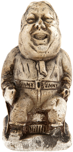 SILENT FILM STAR JOHN BUNNY "FUNNY BUNNY" PLASTER STATUE.