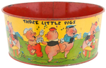 "THREE LITTLE PIGS" WASH TUB.