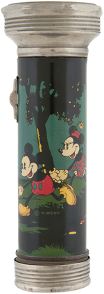 "MICKEY MOUSE" BATTERY-OPERATED FLASHLIGHT.