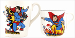 "SUPERMAN" 1960s THREE-PIECE DISH SET.