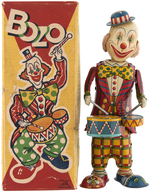 "BOZO" BOXED CLOWN WINDUP BY ALPS.