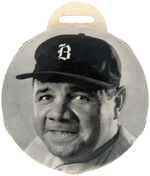 BABE RUTH CELLULOID BASEBALL SCORER PREMIUM FROM QUAKER CEREALS.