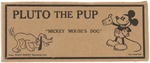 "PLUTO THE PUP" LARGE SIZE FUN-E-FLEX FIGURE WITH RARE BOX.