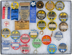 PAUL MUCHINSKY COLLECTION OF PENNSYLVANIA STATE WOMEN'S BOWLING ASSOCIATION BUTTONS.