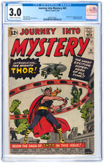 "JOURNEY INTO MYSTERY" #83 AUGUST 1962 CGC 3.0 GOOD/VG (FIRST THOR).