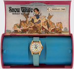 "SNOW WHITE" BRADLEY WATCH IN PLASTIC CASE.