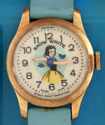 "SNOW WHITE" BRADLEY WATCH IN PLASTIC CASE.