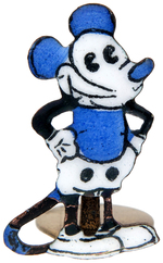 MICKEY MOUSE ENAMEL ON BRASS RARE HOLDER FOR A PLACECARD.