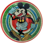 UNLICENSED MICKEY AND DONALD DEXTERITY PUZZLES AND MICKEY LITHO TIN TOP.