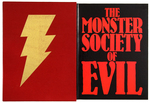 CAPTAIN MARVEL "THE MONSTER SOCIETY OF EVIL" DELUXE HARDCOVER BOOK & C.C. BECK SIGNED BOOKPLATE.