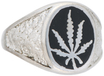 FIRST SEEN MARIJUANA RING SHOWING CANNIBUS PLANT.